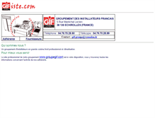 Tablet Screenshot of gifiste.com